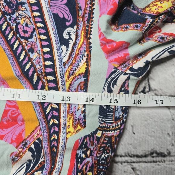 Free People Pick A Place Bodysuit Lace Up V-Neck Detail Long Sleeve Size Large - Picture 8 of 12